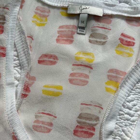 Joie Silk Racerback tank top - Size Medium - Picture 7 of 9